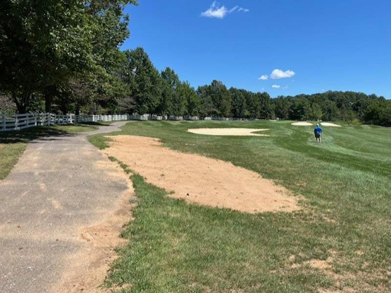 #15 cart path edge repair