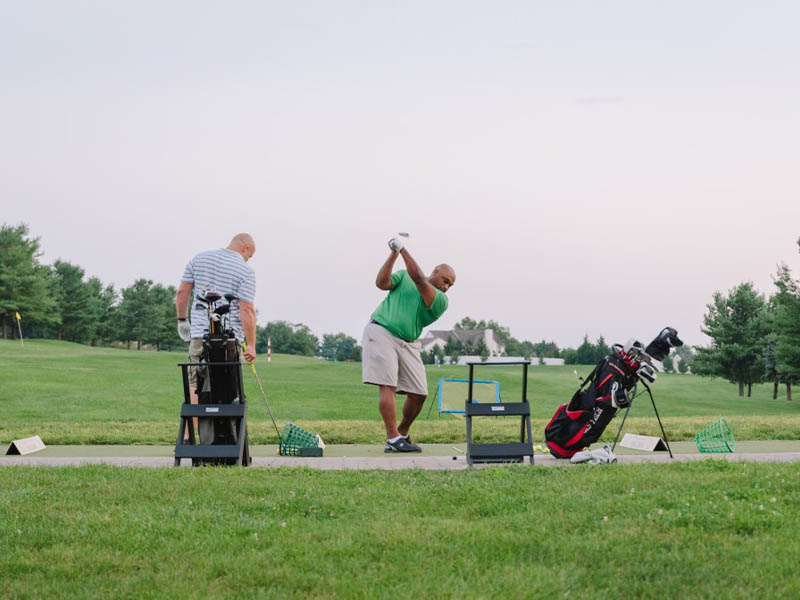 The Links at Challedon driving range